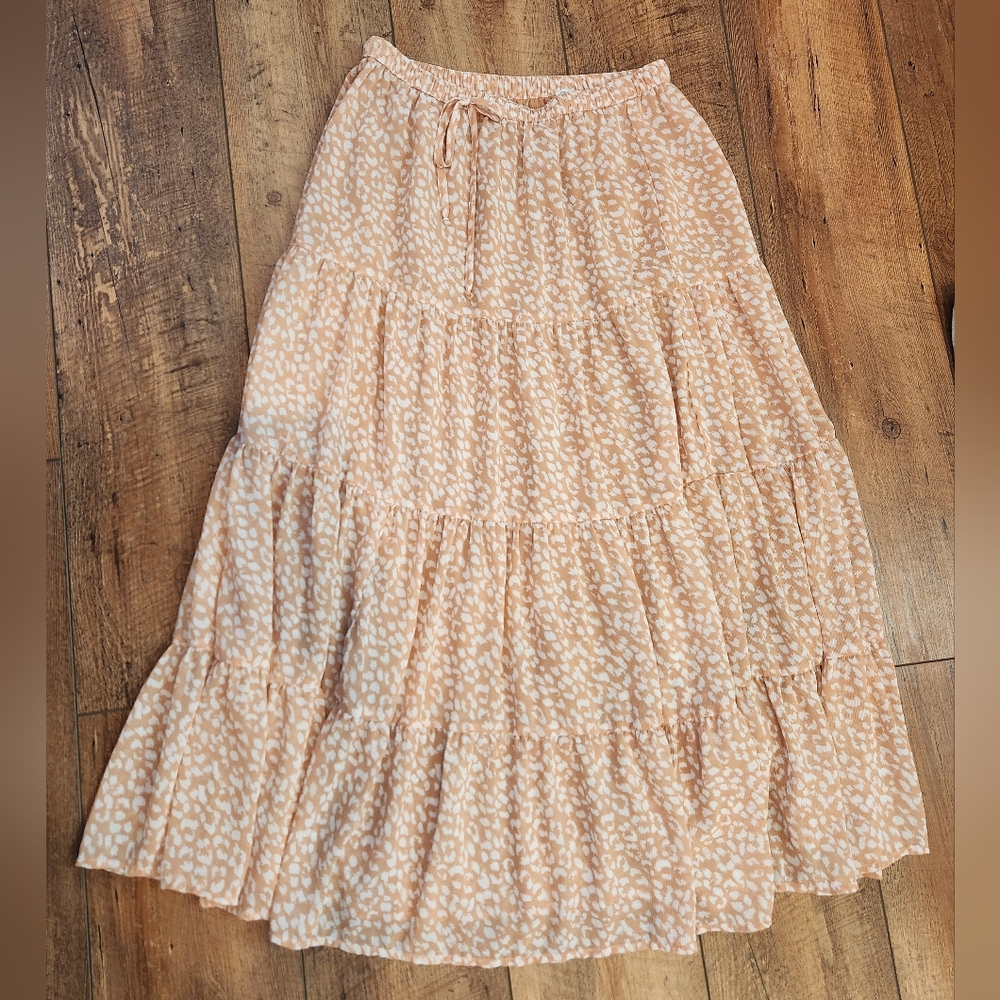 Arie Midi Flowy Skirt